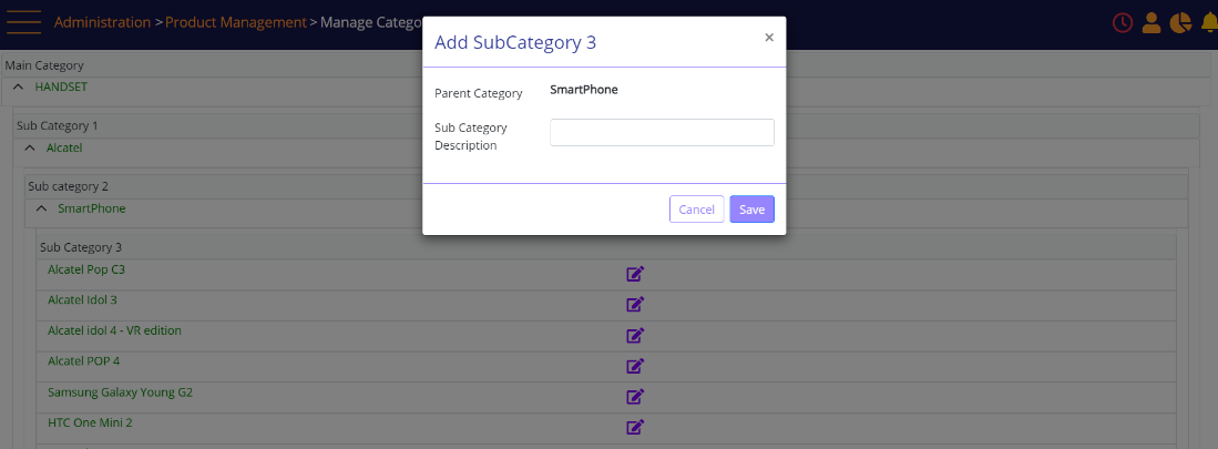 Add subcategory 3