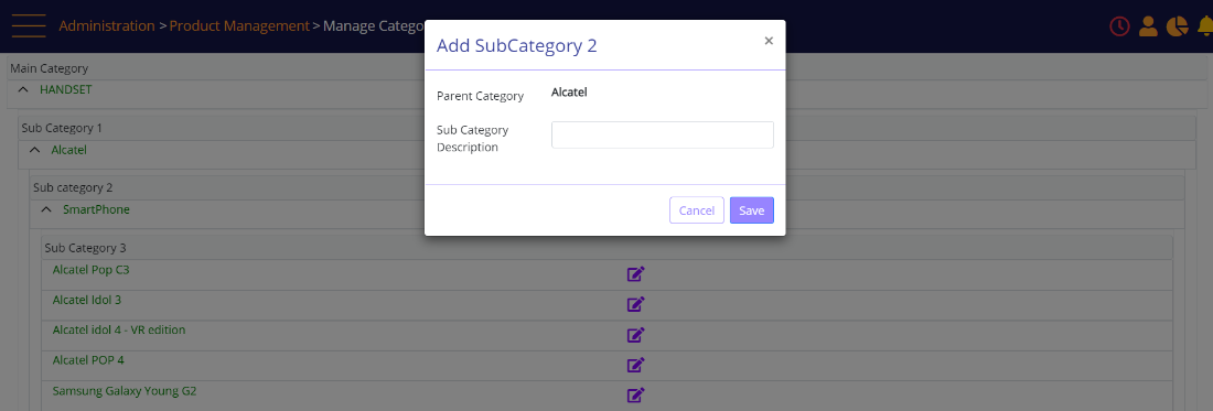 Add subcategory 2