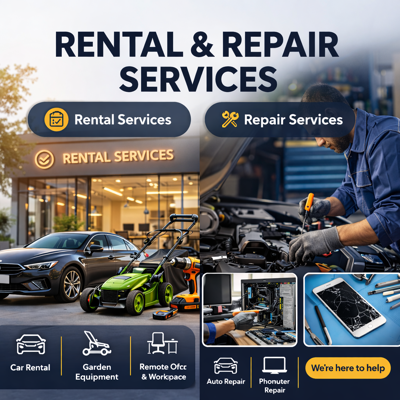 Rental and Repair Services