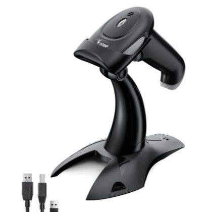 Eyoyo EY-034 Wireless Barcode Scanner With Stand